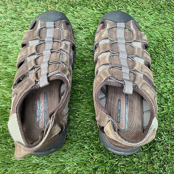 Skechers memory foam men’s strap sandals 8 - Picture 2 of 7